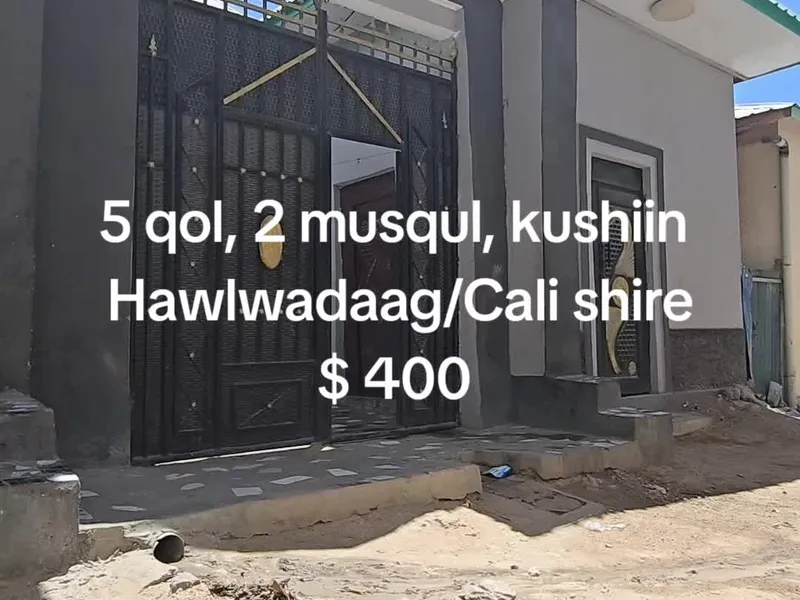 5 Bedroom Villa in Cali Shire, Mogadishu — $400/mo