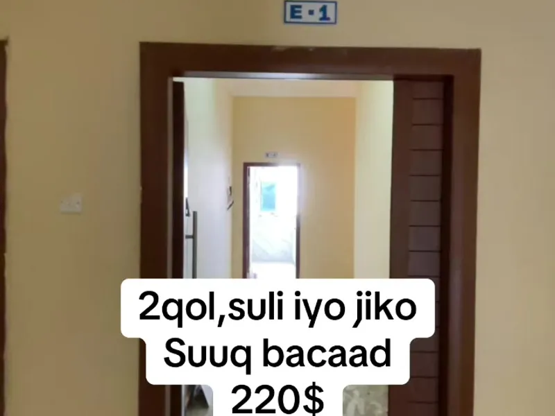 2 Bedroom Apartment in Suuq Bacaad, Mogadishu — $220/mo