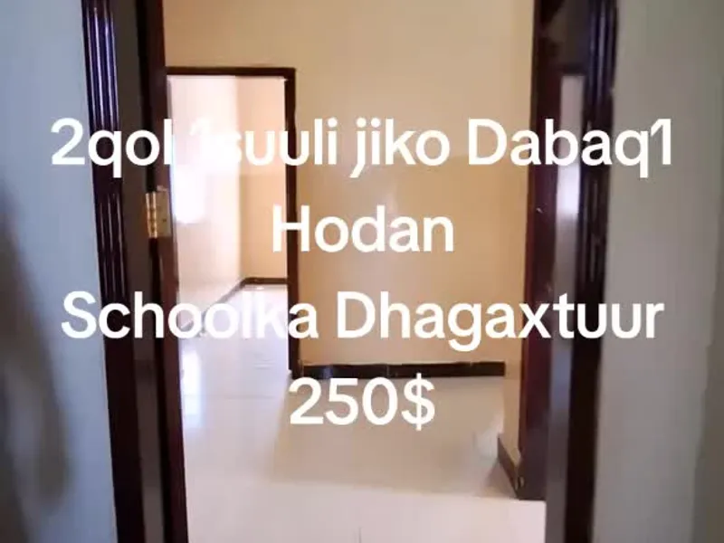 2 Bedroom Apartment in Hodan, Mogadishu — $250/mo