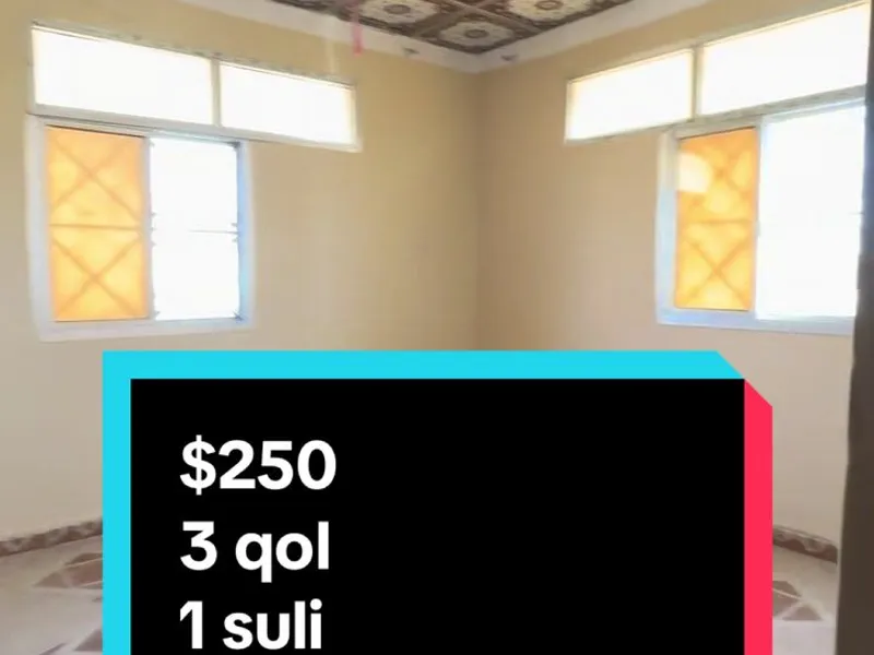 3 Bedroom Apartment in Busley, Mogadishu — $250/mo