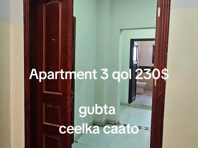 3 Bedroom Apartment in Ceelka caato, Mogadishu — $228/mo
