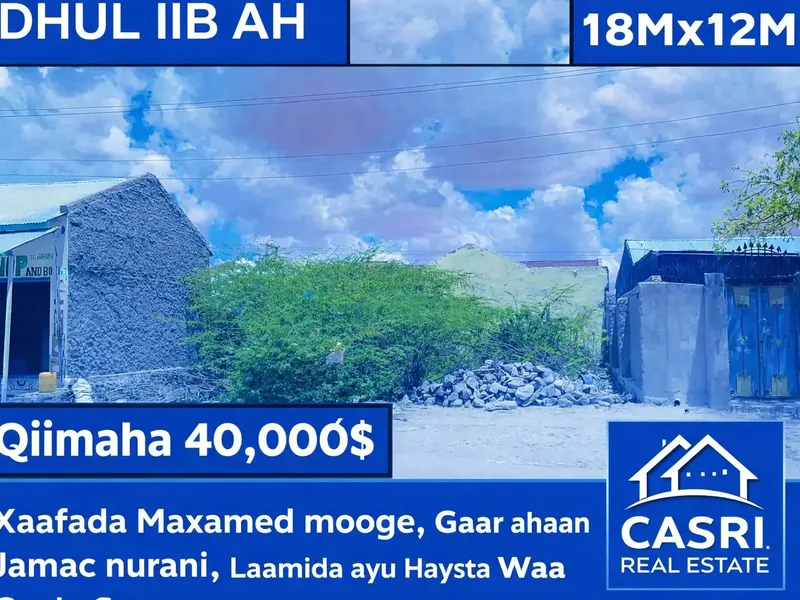 Land in Mohamed Mooge, Hargeisa — $40,000