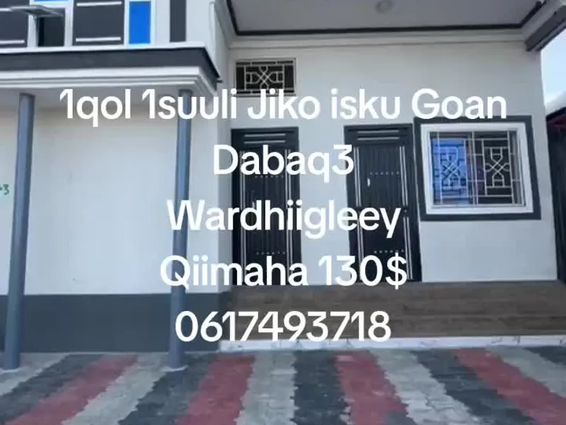 1 Bedroom Apartment in Laba Dhagax, Mogadishu — $120/mo