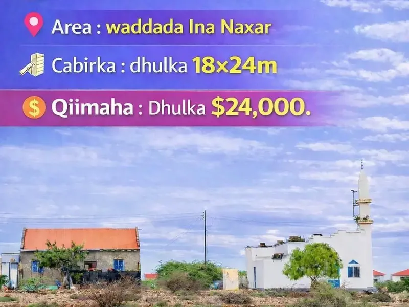 Land in Masalaha Galbed, Hargeisa — $24,000