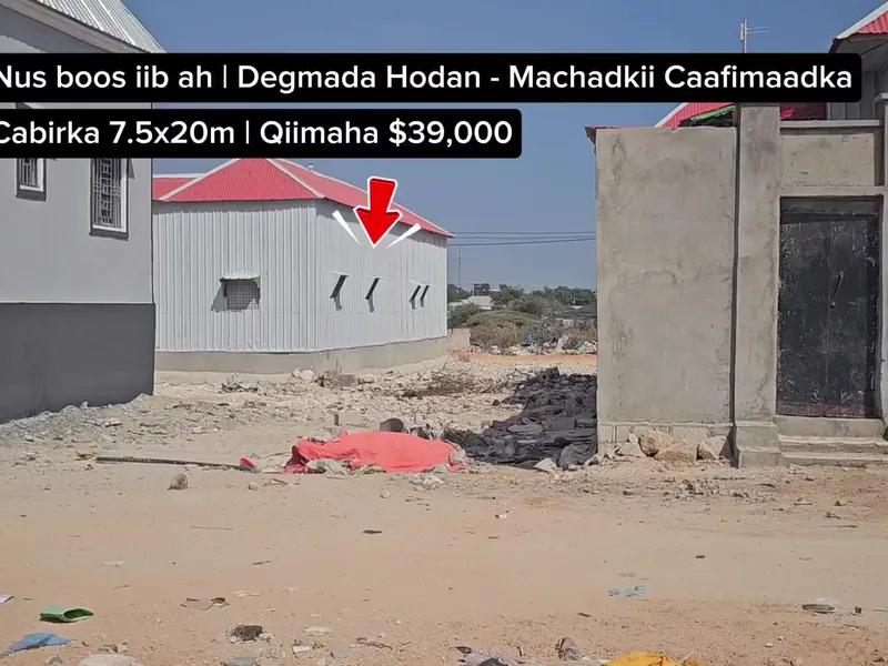 House in Machadki cafimadka, Mogadishu — $39,000
