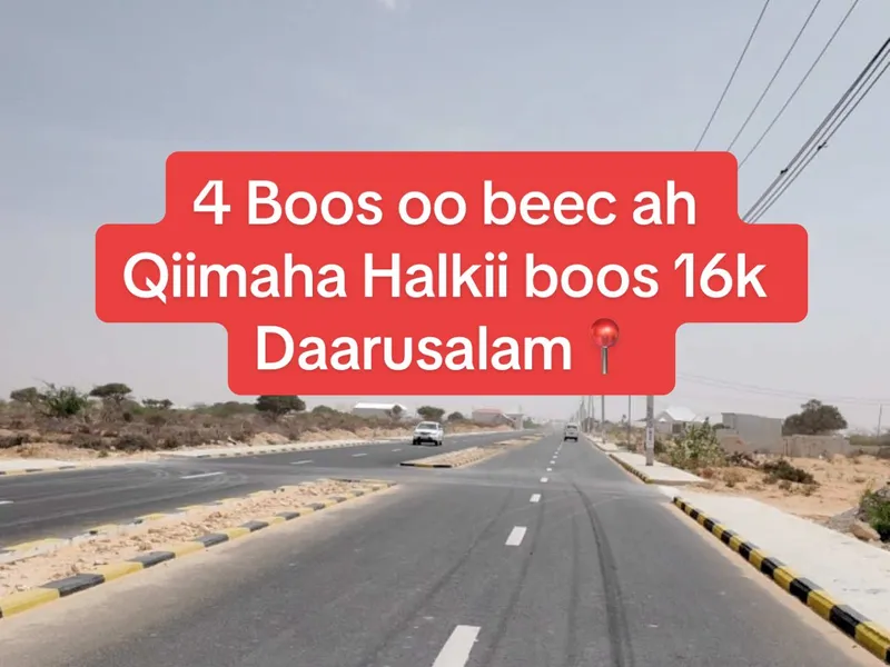 Land in Mumtaaz Area, Mogadishu — $64,000
