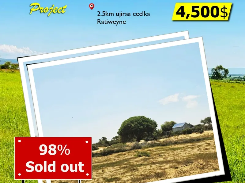 Land in Rati Weyne, Mogadishu — $4,500